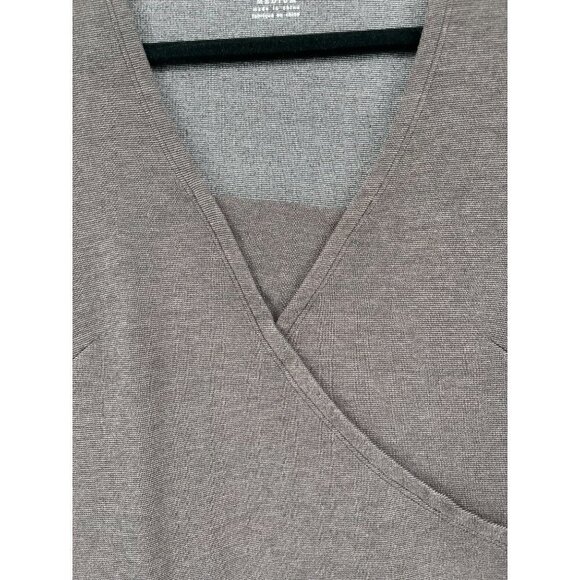 Horny Toad Womens Tomboy Wrap Knit Dress Size M Brown Pocket Long Sleeve Toad&Co - Picture 6 of 10